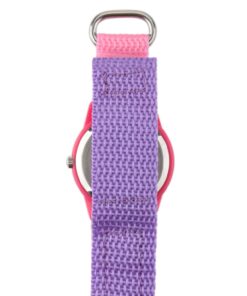 Disney Frozen Kids' Plastic Time Teacher Analog Quartz Nylon Strap Watch Pink, Pink, Purple 10 61RGSPJjvL