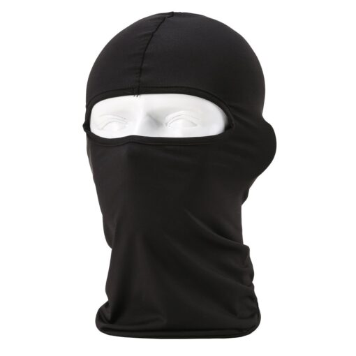 SUNLAND Black Balaclava Motorcycle Cycling Bike Bandana Hiking Skateboard Head Sock Large