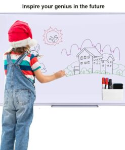 Magnetic Dry Erase Marker Holder,Pen and Eraser Holder for Whiteboard,Magnet Pencil Cup Utility Storage Organizer for Office, Refrigerator, Locker and Metal Cabinets (2 Pack) 2 Pack 18 61RHIUs8g5L