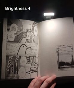 Glocusent USB Rechargeable Book Light for Reading in Bed, Portable Clip-on LED Reading Light, 3 Amber Colors & 5 Brightness Dimmable, Compact & Long Lasting, Perfect for Book Lovers, Kids Blue 63 61RIhuTp6QL