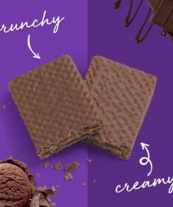 Power Crunch Protein Wafer Bars, High Protein Snacks with Delicious Taste, Triple Chocolate, 1.4 Ounce (12 Count) 12 Count (Pack of 1) 27 61RIjrnri5L