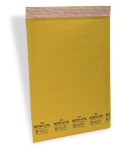 Ecolite #2 8.5x12 Kraft Bubble Mailers Padded Envelopes, Pack of 100