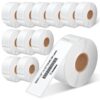 COLORWING 12 Rolls 1-1/8" x 3-1/2" Barcode Label Compatible Dymo 30252 Address Labels, 28mm x 89mm, Work with Dymo LabelWriter 450, 450 Turbo, 4XL, 400 Printers(4200 Labels) 34 61RJzloTLTL