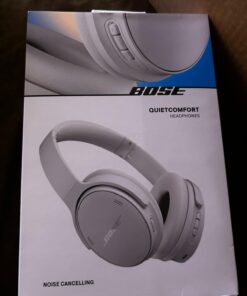 NEW Bose QuietComfort Wireless Noise Cancelling Headphones, Bluetooth Over Ear Headphones with Up To 24 Hours of Battery Life, White Smoke 36 61RKXPJiqbL
