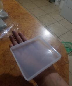 6 Pack Big Designs Resin Molds,Square Round Silicone Jewelry Casting Molds Coaster Molds for Resin Jewelry Making DIY Craft 36 61RLc0GZBmL