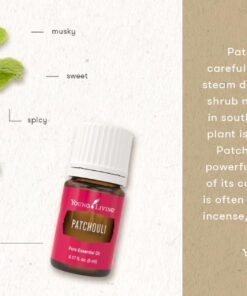 Patchouli Essential Oil by Young Living - Ideal for Skin Moisturization, Diffuser Blends, and Relaxing Scents - Promotes Calmness and Peace - 3-Pack of 5ml Bottles 11 61RNtKc0jGL