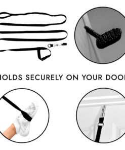 Stunt Stand® Door Flexibility & Stretching Leg Strap - Great for Cheer, Dance, Gymnastics or Any Sport! Free How-to-Use Links Included … Black 18 61ROrBUjnQL