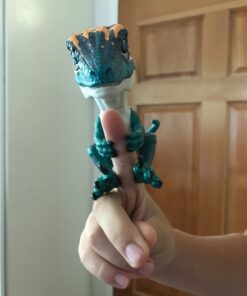 Alternative view of Untamed Raptor by Fingerlings - Fury (Blue) - Interactive Collectible Dinosaur - By WowWee Fury (Blue)