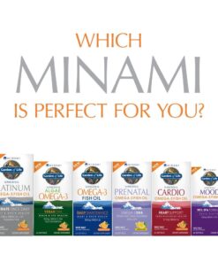 Garden of Life Minami Supercritical Platinum Omega 3 Fish Oil Supplement - Orange, Ultimate Once Daily for Heart & Brain Health, 1100Mg Omega-3S, 1,000 Iu Vitamin D3, 60 Softgels 10 61RR6oLPwYL