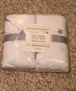 100% Organic Cotton Baby Crib Sheet (2 Pack) - Jersey Knit Soft Fitted Baby Sheet - Washable Crib Mattress Sheets for Baby Toddler Newborn Infant & Kids - Fits Standard Crib Toddler Mattresses 54 61RUB49p2KL