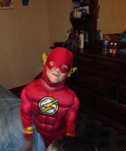 Rubie's DC Comics Deluxe Muscle Chest The Flash Child's Costume Small 25 61RUksZRhRL