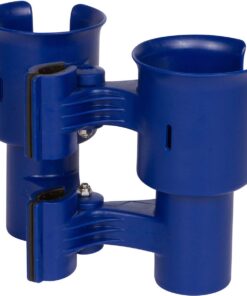 ROBOCUP 12 Colors, Best Cup Holder for Drinks, Fishing Rod/Pole, Boat, Beach Chair, Golf Cart, Wheelchair, Walker, Drum Sticks, Microphone Stand Standard Spring Navy 22 61RV3u0plL