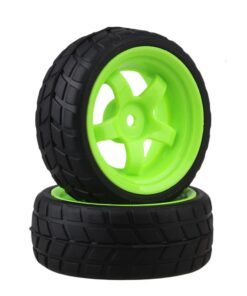 BQLZR Black and Green RC 1: 10 On-Road Racing Car 290143 Wheel Rims & Tires Pack of 4 Black + Green RC1:10 11 61RXTBTTy5L