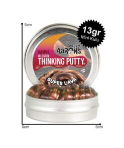 Crazy Aaron's Thinking Putty 2" Mini Tin (.47 oz) Super Lava - Soft Texture, Never Dries Out 24 61RXbjSXYfL