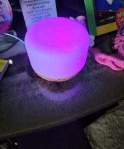 YIKUBEE Diffuser, Essential Oil Diffuser, 500ml Humidifier, Diffusers for Home, Aromatherapy Diffuser with Remote Control, Diffusers for Essential Oils Large Room Yellow-no Oil 43 61RYgx fO3L