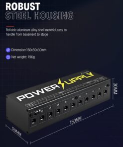 Donner DP-1 Guitar Power Supply 10 Isolated DC Output for 9V/12V/18V Effect Pedal 31 61RYxXRsUGL