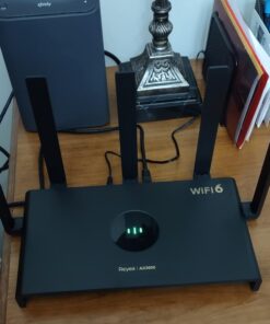 Reyee AX3000 Wi-Fi 6 Router, Dual Band Internet, 802.11ax Wireless, Coverage up to 3,000 Sq. Ft., Gigabit Wan Aggregation, WPA3, Smart VPN for Large Home (RG-E4), 2023 Release 78 61RZLZupdOL