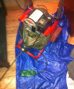 RIDGID 26998 Model K-400 Drain Cleaning 120-Volt Drum Machine Kit with C-45IW 1/2" x 75' Cable, White, Black, Red 34 61Ra7LtFL6L