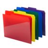 Smead Slash Pocket Poly File Folders, 1/3-Cut Tab, Letter Size, Assorted Colors, 30 per Box (10540) 59 61RaElDBZcL