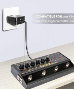 Alternative view of [UL LISTED]KFD 9V AC Adapter Power Charger For BOSS/ROLAND PSB-1U PSB1U; BOSS Roland GT-10 GT-10B BCB-60 Multi-Effects Guitar, Bass Effect Pedal Board,Zoom Guitar Multi Effects Pedal Power Supply Cord