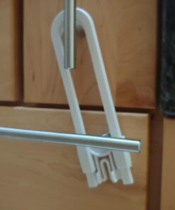 Child Safety Sliding Cabinet Locks (4 Pack) - Baby Proof Knobs, Handles, Doors - U Shape Sliding Safety Latch Lock - Jool Baby 36 61ReC a65 L