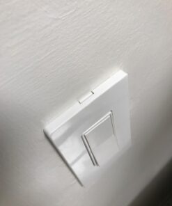 ENERLITES Screwless Decorator Wall Plates Child Safe Outlet Covers, Size 1-Gang 4.68" H x 2.93" L, Unbreakable Polycarbonate Thermoplastic, SI8831-W-10PCS, Glossy, White, 10 Count Standard Size 37 61RgjnACIeL