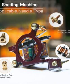 Dragonhawk Complete Tattoo Kit for Beginners 2 Pro Tattoo Machine Tattoo Power Supply Kit Tattoo Inks 20 Tattoo Needles Tips Tattoo Supplies Kit with Case 30 61RhLdrxPdL