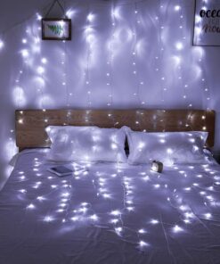 Twinkle Star, 8.26 Inches Indoor Outdoor, LED String Light for Christmas Wedding Party Home Garden Bedroom Wall Decoration (White) White 300 LED 21 61RhbpGbsWL