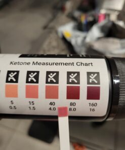 150 Ketone Test Strips with Free Keto Guide eBook & Free APP. Urine Test for Ketosis on Ketogenic & Low-Carb Diets. Extra-Long Strips. 31 61Rj0cFBwhL