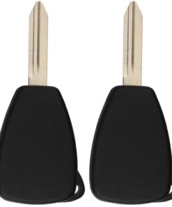 Alternative view of KeylessOption Keyless Entry Remote Control Uncut Car Key Fob Replacement for OHT692427AA KOBDT04A (Pack of 2) Black