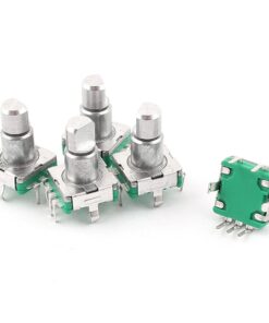 uxcell Rotary Encoder Push Button Switch Key Switch Components, 6 Mm, 5 Pieces