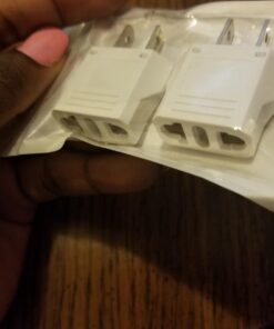 Unidapt Europe to USA Outlet Plug Adapter Converter, 2 Pack, Power Travel From European to American, Canada, Mexico, Type A 43 61RmXf23bPL