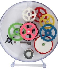 Lily's Home Do-It-Yourself Children's First Puzzle Clock Kit, No Batteries Required, Learn How Clock Gears Work, Colorful and Educational Gift for Kids, Multi-Colored (31 Pieces) 12 61RnWU ZQCL