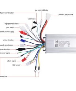 Alternative view of Motor Brushless Controller, Electric Brushless Controller 48V 500W Brushless Motor Sine Controller for Electric Bicycle Scooter