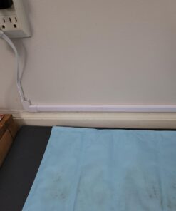 125in Cord Hider/Cover Wall - Yecaye One-Cord Channel Cable Concealer - Easy Install Cable Management System for Max 2 Small Wires, Cable Raceway Home Office, 8X L15.7in W0.59in H0.4in, White 49 61RpTATbrwL