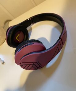 PowerLocus Bluetooth Over-Ear Headphones, Wireless Stereo Foldable Headphones Wireless and Wired Headsets with Built-in Mic, Micro SD/TF, FM for iPhone/Samsung/iPad/PC (Purple) Purple 62 61RqtgF4eL