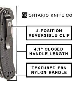 Ontario Knife OKC Rat Ii Sp-Black Folding Knife, 7Inches 30 61Rr2mQszRL