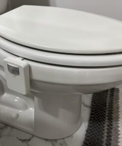 LumiLux Toilet Light with Motion Detection Sensor - 16-Color LED Bathroom Toilet Bowl Light (White) 1 Pack 48 61RrLKSTwPL