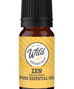 Wild Essentials 6 Pack Synergy Blend Aromatherapy Essential Oil Gift Set 100% Pure, Undiluted 10ml Bottles of Breathe Easy, Alert, Inner Calm, Relax, Uplifting, Zen, Made in USA 17 61RsmYd7IL