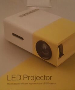 Meer Mini Projector,Portable Movie Projector,Smart Home Projector,Neat Projector for iOS,Android,Windows,PS5,Laptop,TV-Stick,Compatible with HDMI,USB,Audio,TF Card,AV and Remote Control YG300 49 61Rt59kGwSL