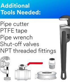 Aqua-Pure 70020003060 Whole House Scale Inhibition Inline Water System AP430SS, Helps Prevent Scale Build Up On Hot Water Heaters and Boilers 35 61RtCmGhrYL