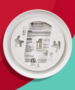 First Alert BRK SC9120B-6 Hardwired Smoke and Carbon Monoxide Detector (CO) with Battery Backup. 6-Pack , White 16 61RtWho31tL 1