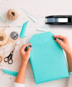 Desktop Tape Dispenser - Non-Skid Base - Weighted Tape Roll Dispenser - Perfect for Office Home School (Tape not Included) 2 Pack 14 61Ru9I9UluL