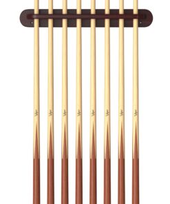 Viper 2-Piece Traditional Wall Mounted Solid Oak Billiard/Pool Cue Rack, Holds 8 Cues Mahogany 14 61RuUZIqAiL