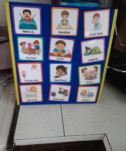 Godery Large Visual Schedule for Kids Chore Reward Chart,Bedtime Routine Chart for Toddlers,Double Side Schedule Board With 109 Cards for Home School Planner,Autism Learning Materials. 46 61RvrJeyaXL