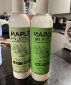 Tea Tree Shampoo and Conditioner Set - Sulfate Free Clarifying Shampoo and Conditioner for Oily Hair & Scalp Care with Australian Tea Tree Oil - Complete Dry Scalp Treatment for Build Up (8 Fl Oz) 8 Fl Oz (Pack of 2) 36 61Rx agpT4L