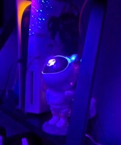 Star Projector Galaxy Night Light - Astronaut Space Projector, Starry Nebula Ceiling LED Lamp with Timer and Remote, Kids Room Decor Aesthetic, Gifts for Christmas, Birthdays, Valentine's Day White 34 61Ry3e g8aL