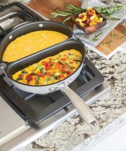 Nordic Ware Italian Frittata and Omelette Pan, 8.4 Inches, Non-Stick 23 61Rz129MsDL