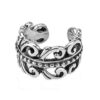 Carved Swirls Rhodium Plated Brass Non Piercing Ear Cuff & FREE ITEMS by PIERCE ME 3 61Rz1yaEahL 2