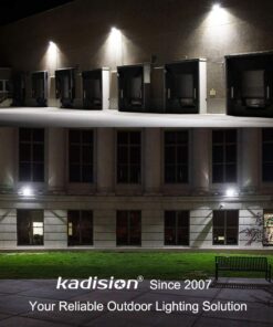 kadision LED Flood Light Outdoor with Dusk to Dawn Photocell, 50W 6500LM IP65 Waterproof Adjustable Knuckle Mount LED Flood Lights 5000K 100-277V ETL Listed 28 61S yLuGd5L